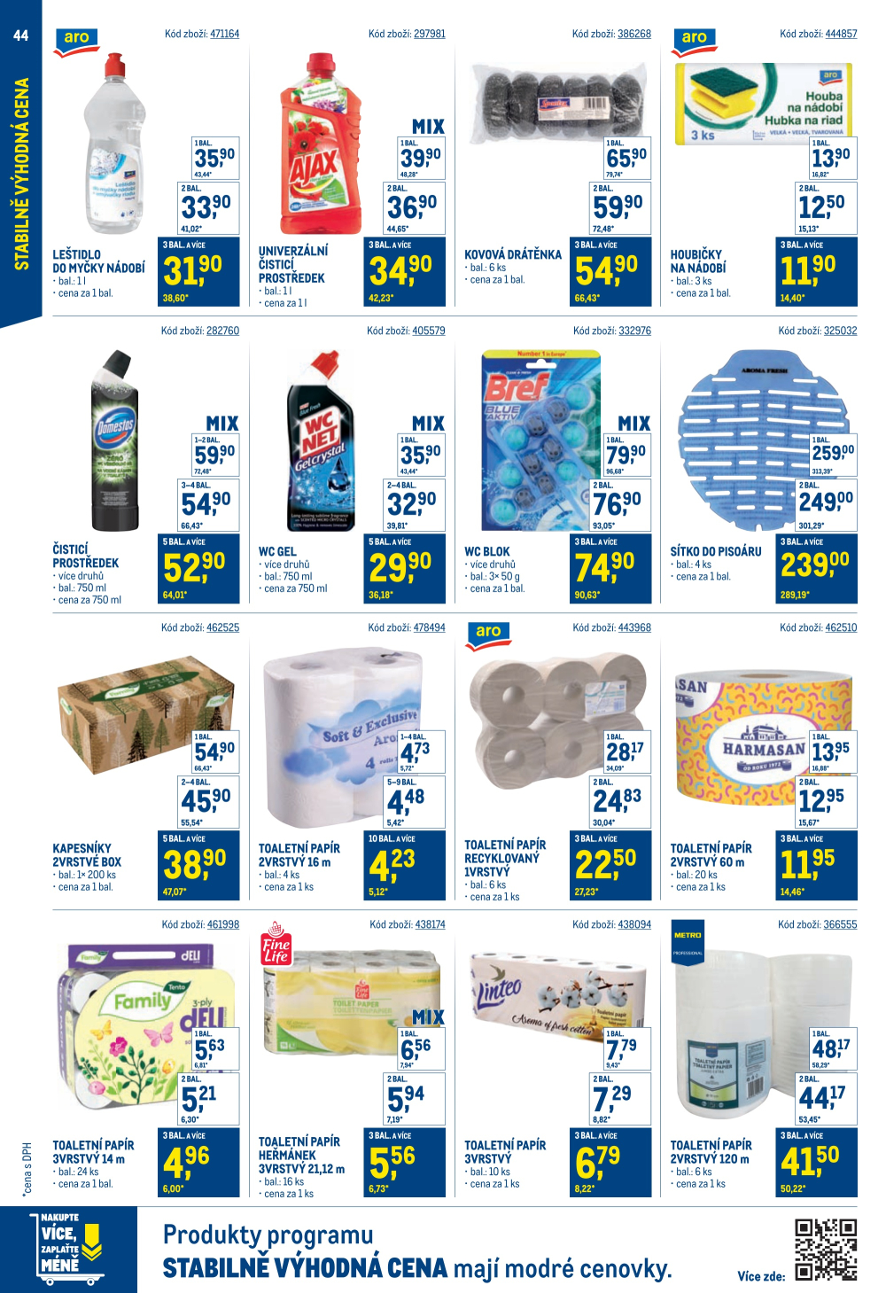 Leták Makro leták - Stabilně výhodná cena - strana 44