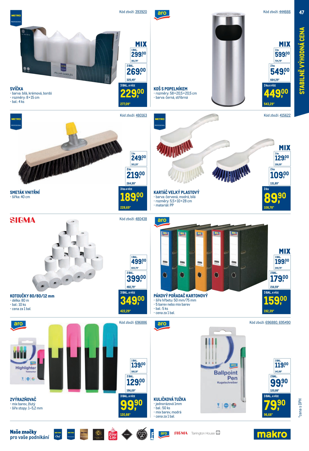 Leták Makro leták - Stabilně výhodná cena - strana 47