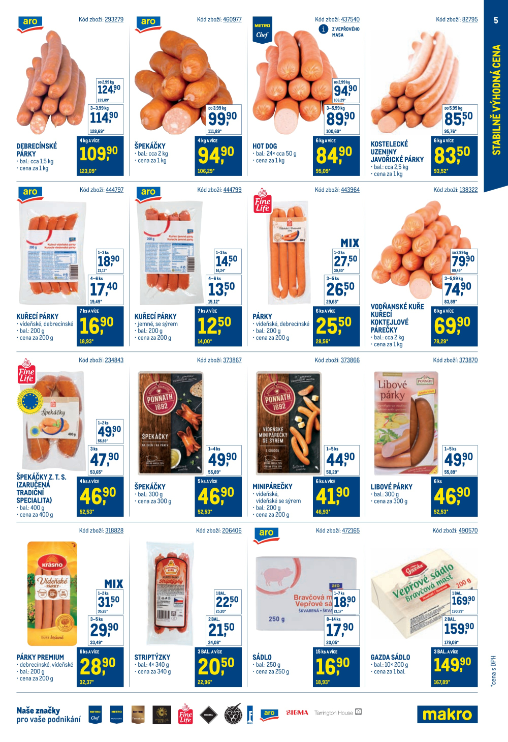 Leták Makro leták - Stabilně výhodná cena - strana 5