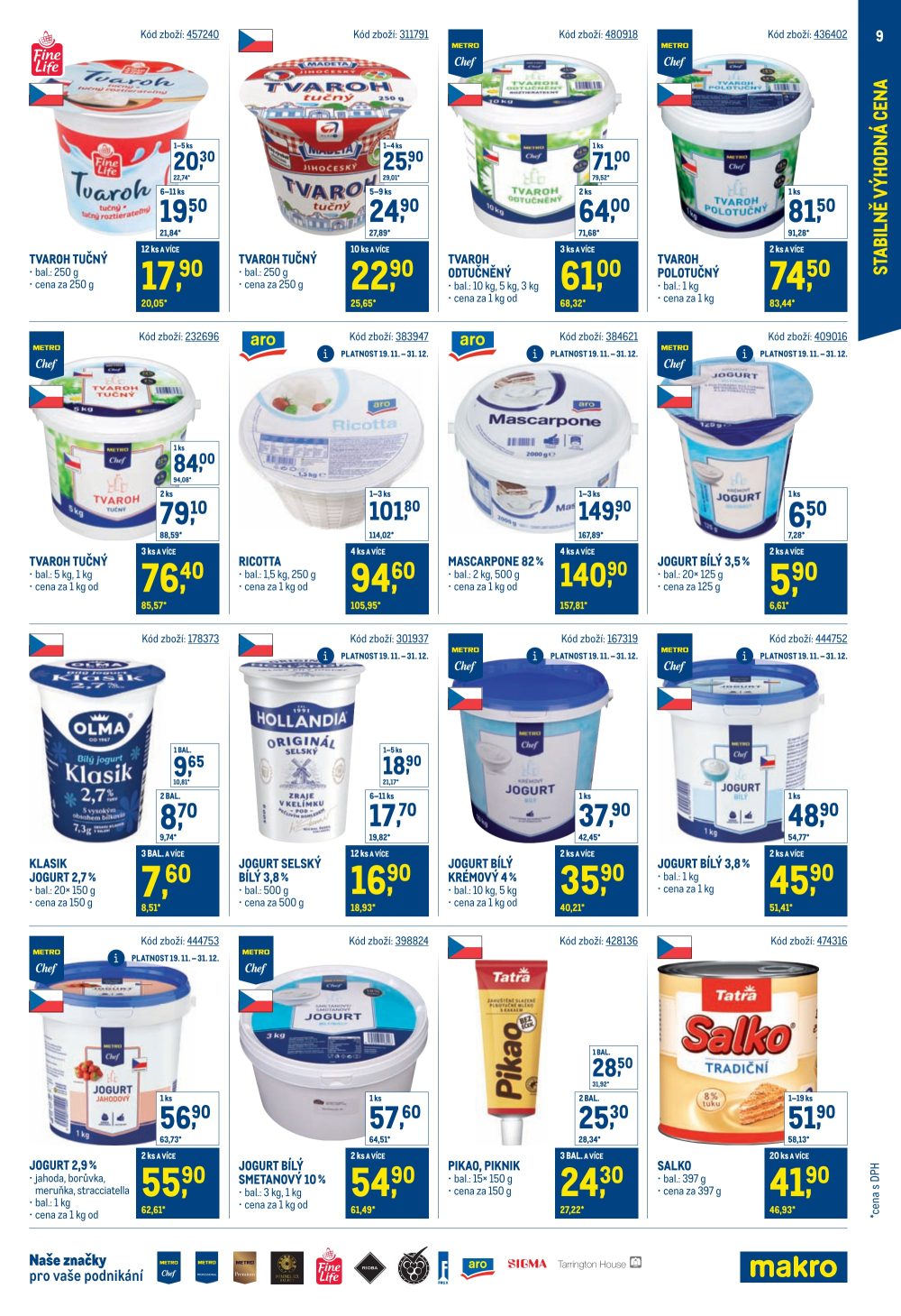 Leták Makro leták - Stabilně výhodná cena - strana 9