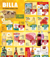 Akční leták BILLA velký 