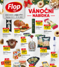 Akční leták FLOP Top  - Vánoční nabídka