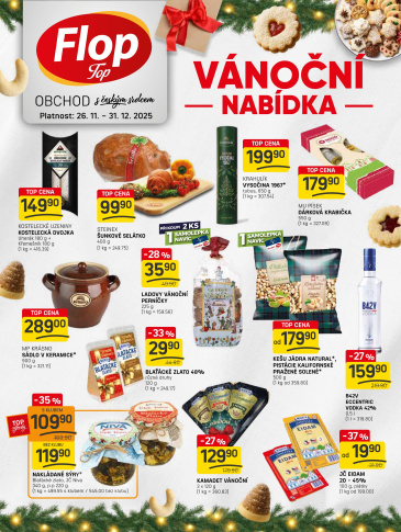 FLOP Top leták - Vánoční nabídka