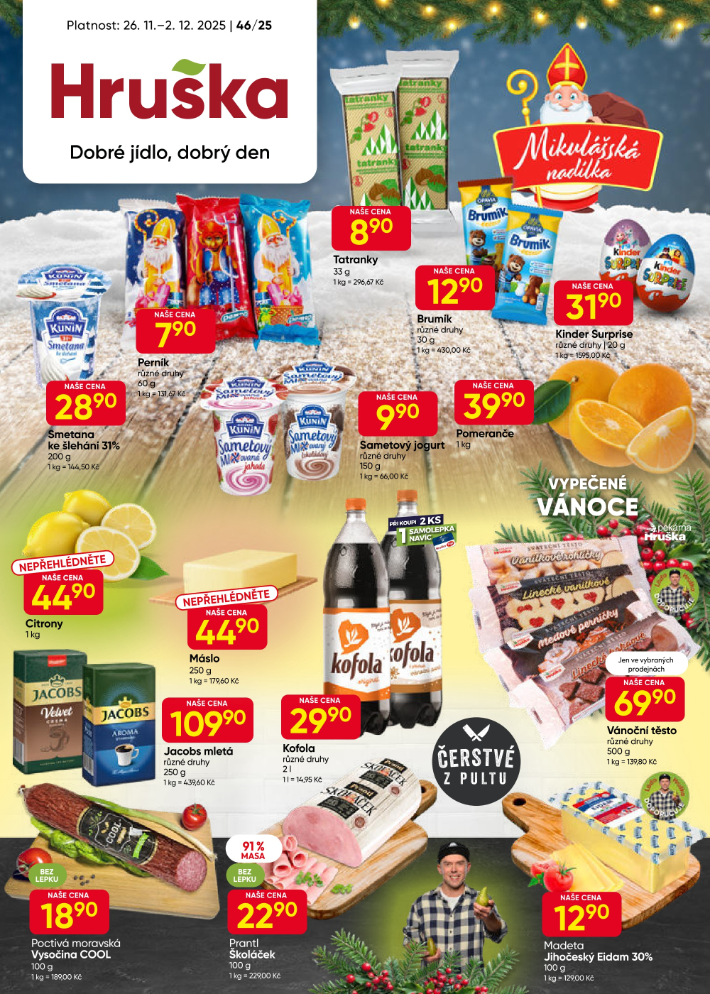 Leták Hruška leták - strana 1