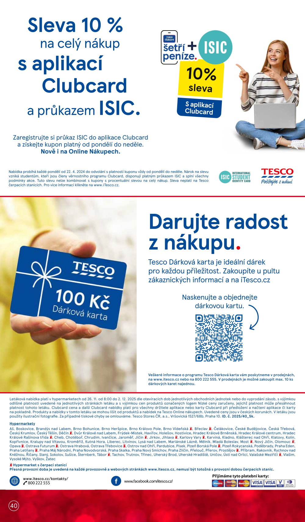Leták Tesco hypermarket leták - strana 40
