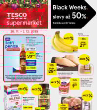 Akční leták Tesco supermarket 