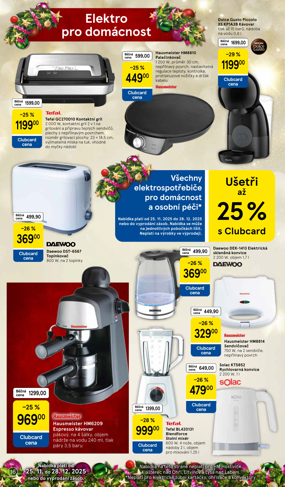 Leták Tesco hypermarket - Katalog vánoční inspirace - strana 16