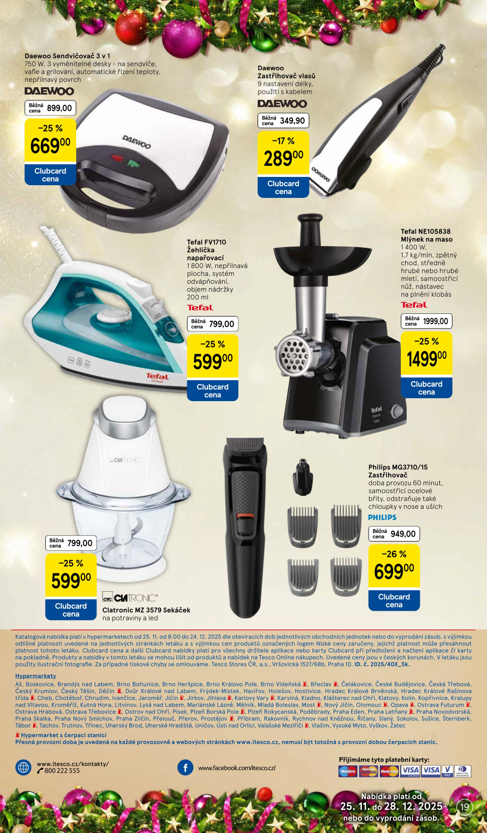 Leták Tesco hypermarket - Katalog vánoční inspirace - strana 19