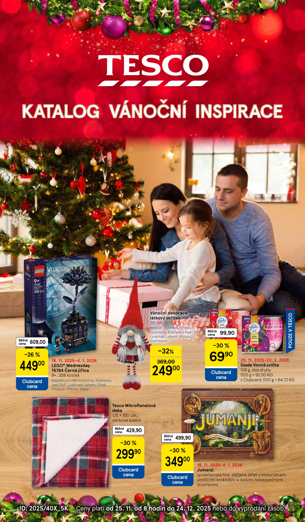 Leták Tesco hypermarket - Katalog vánoční inspirace - strana 1