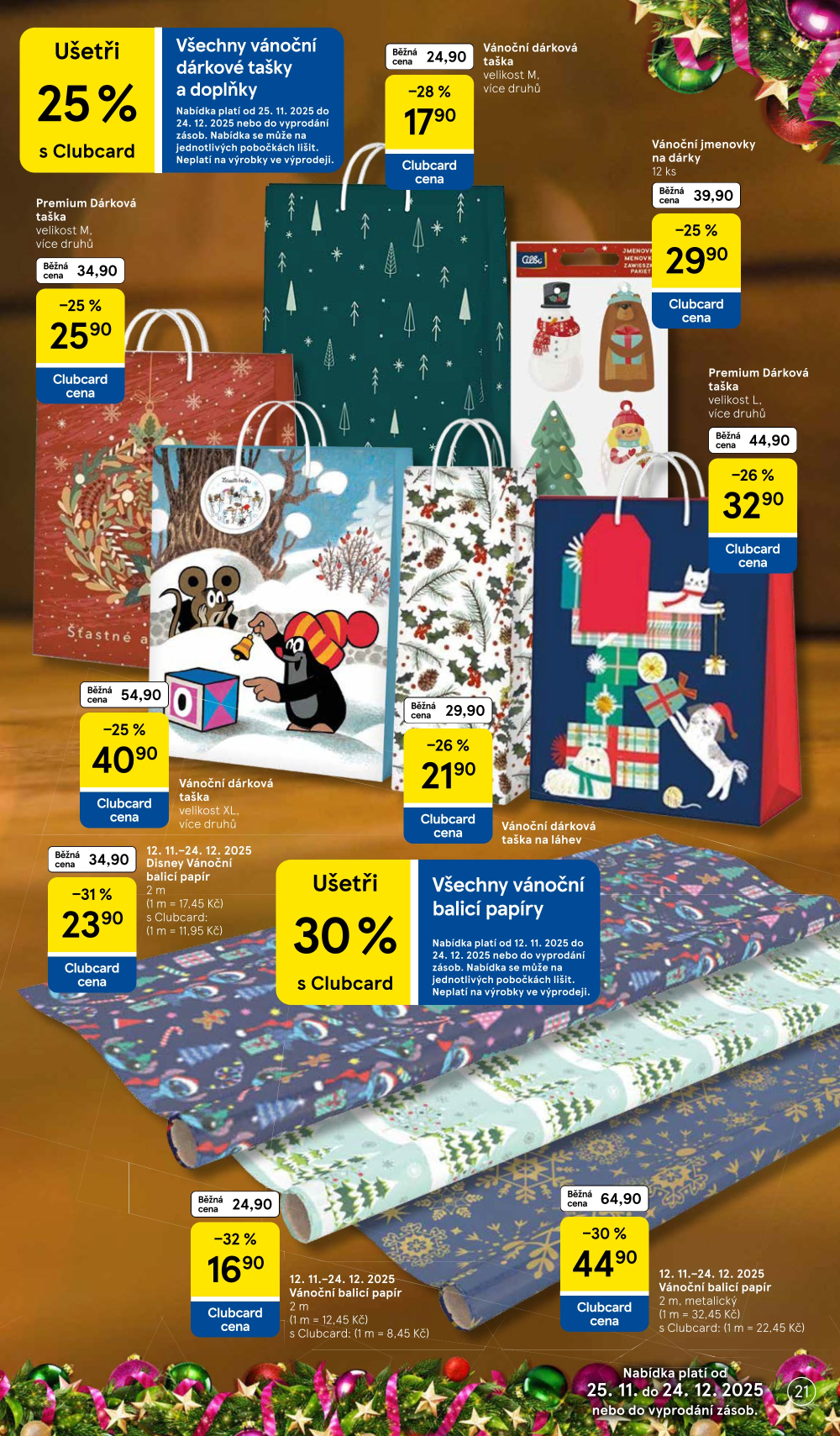 Leták Tesco hypermarket - Katalog vánoční inspirace - strana 21