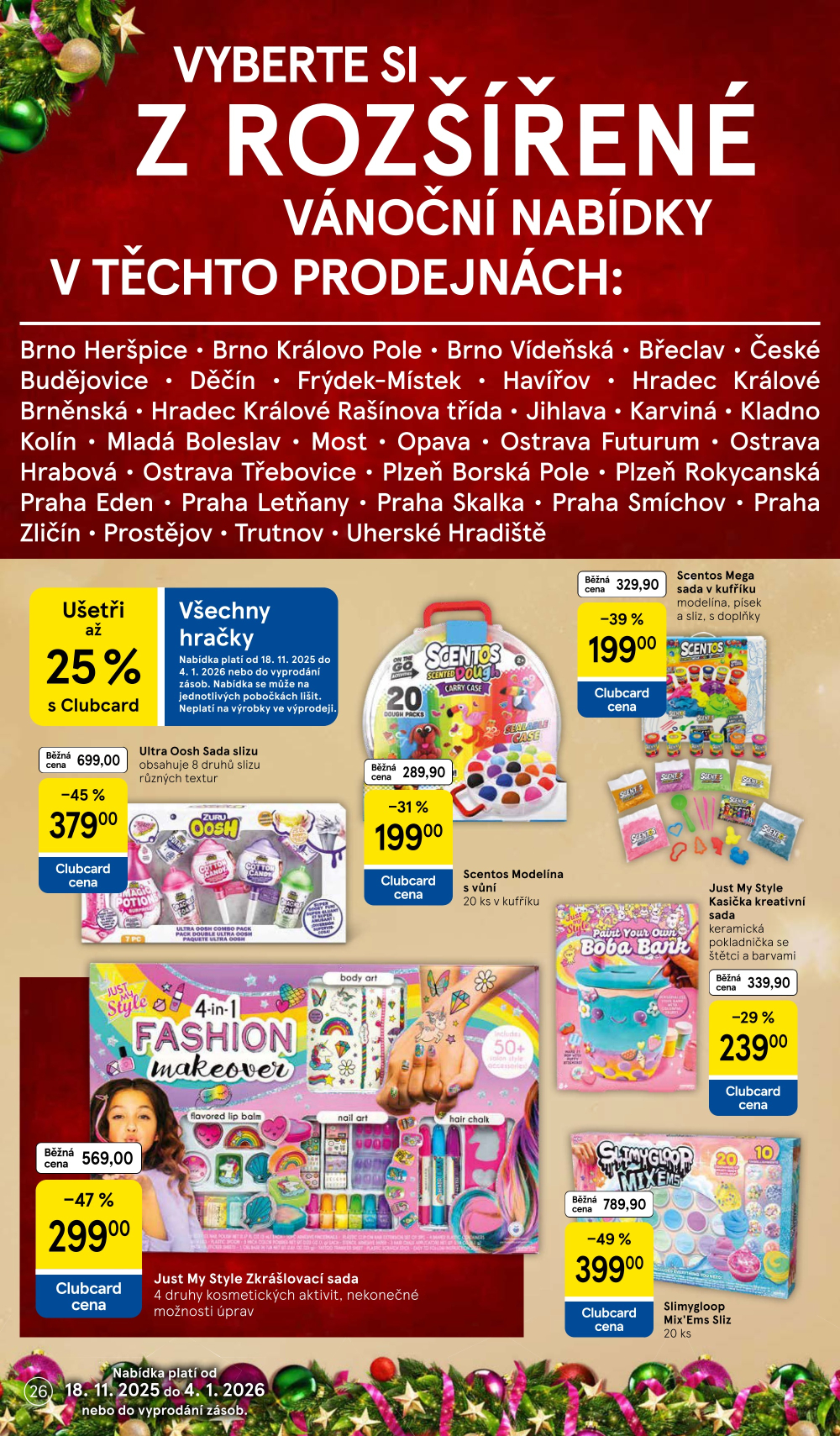 Leták Tesco hypermarket - Katalog vánoční inspirace - strana 26