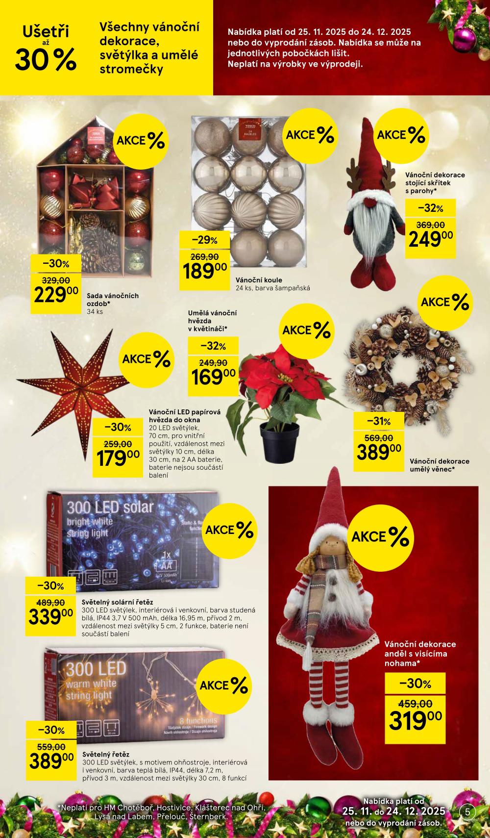 Leták Tesco hypermarket - Katalog vánoční inspirace - strana 5