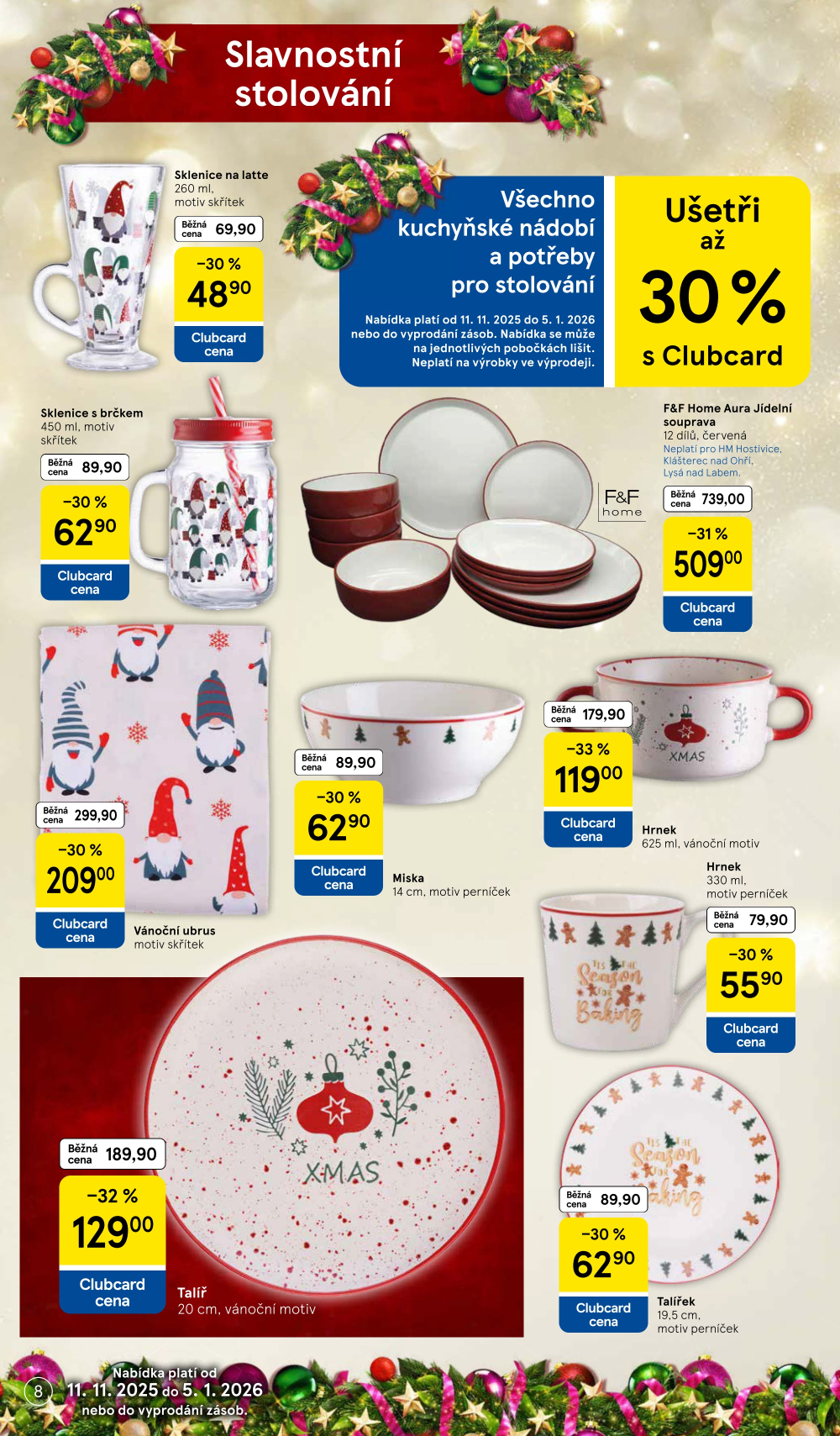 Leták Tesco hypermarket - Katalog vánoční inspirace - strana 8