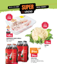 Akční leták Terno  - Víkendovka České Budějovice, Olomouc, Hradec Králové