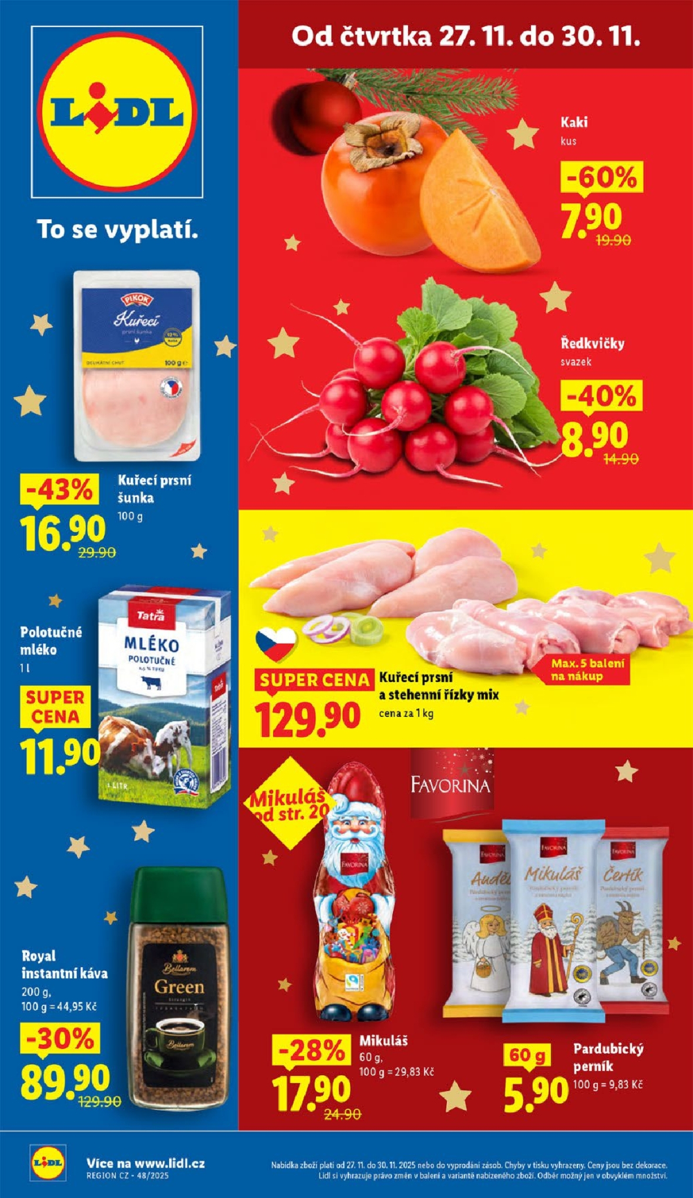Leták Lidl leták od čtvrtka - strana 1