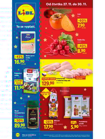 Lidl leták od čtvrtka