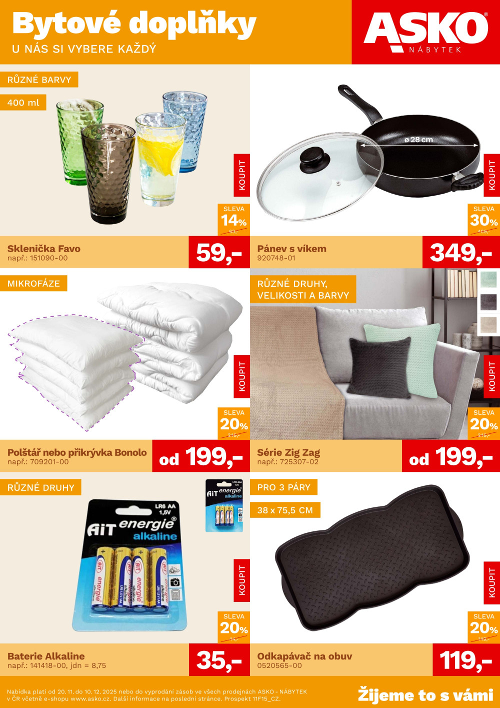 Leták ASKO nábytek leták - Bytové doplňky - strana 1