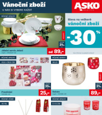 Akční leták ASKO nábytek  - Vánoční zboží