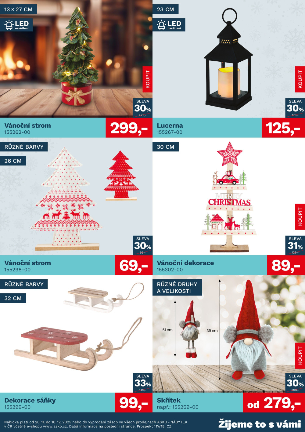 Leták ASKO nábytek leták - Vánoční zboží - strana 3