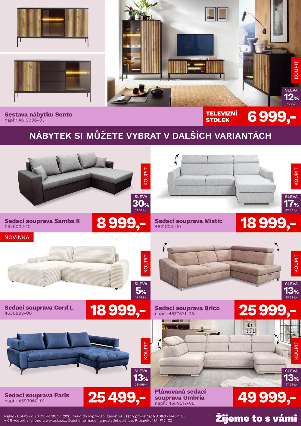 Leták ASKO nábytek leták - Akční nabídka - strana 2