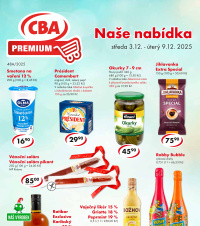 Akční leták CBA Premium 