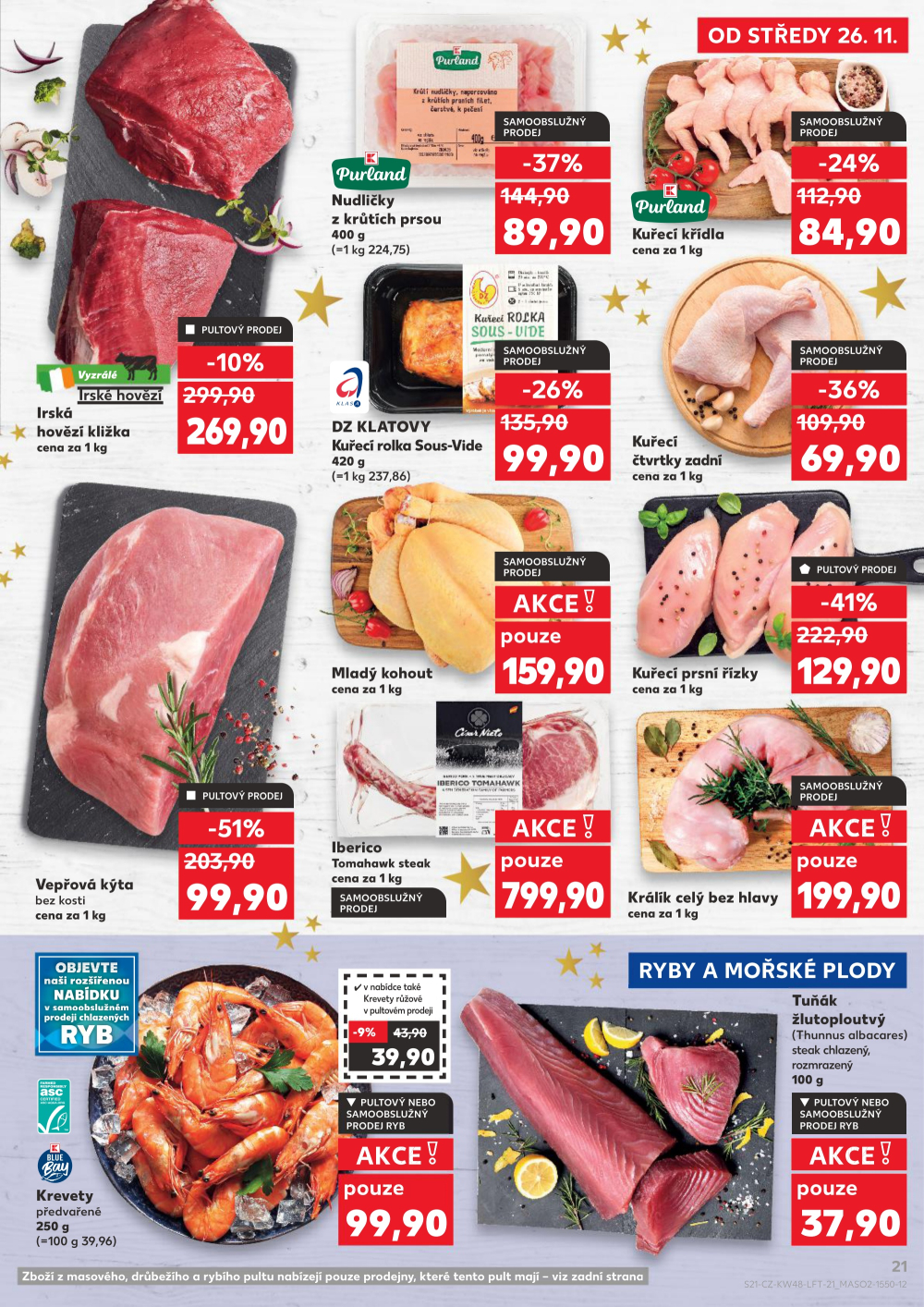 Leták Kaufland leták Prostějov, Okružní ulice - strana 21