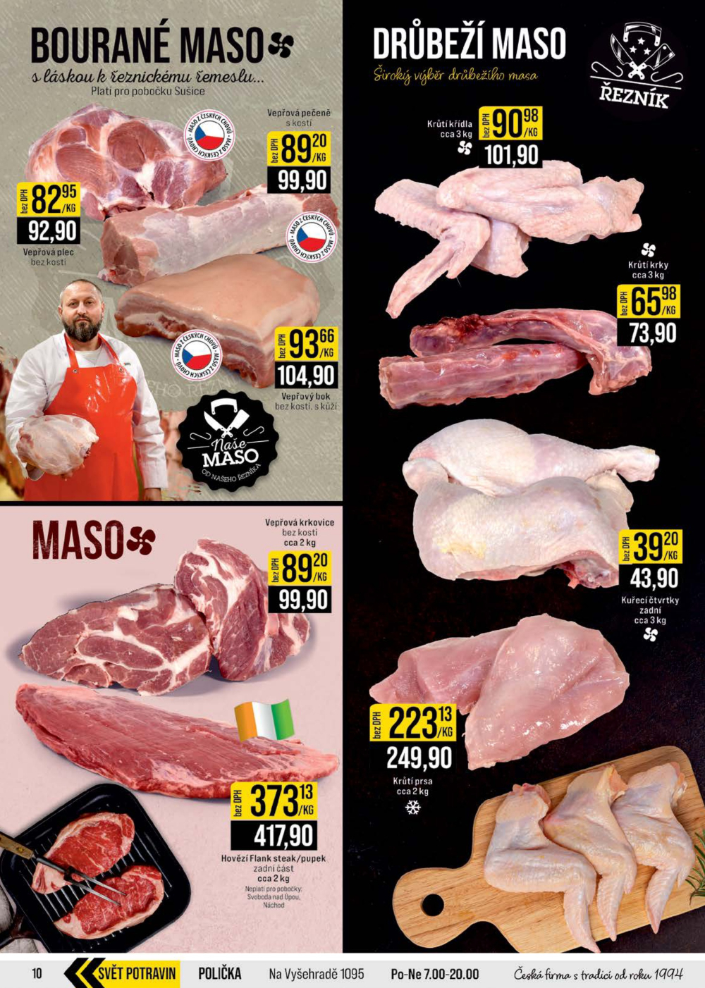 Leták JIP leták CC Cash & Carry - České Budějovice, Most, Náchod, Svoboda nad Úpou, Sušice - strana 10