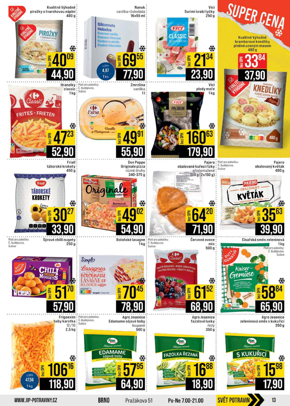 Leták JIP leták CC Cash & Carry - České Budějovice, Most, Náchod, Svoboda nad Úpou, Sušice - strana 13