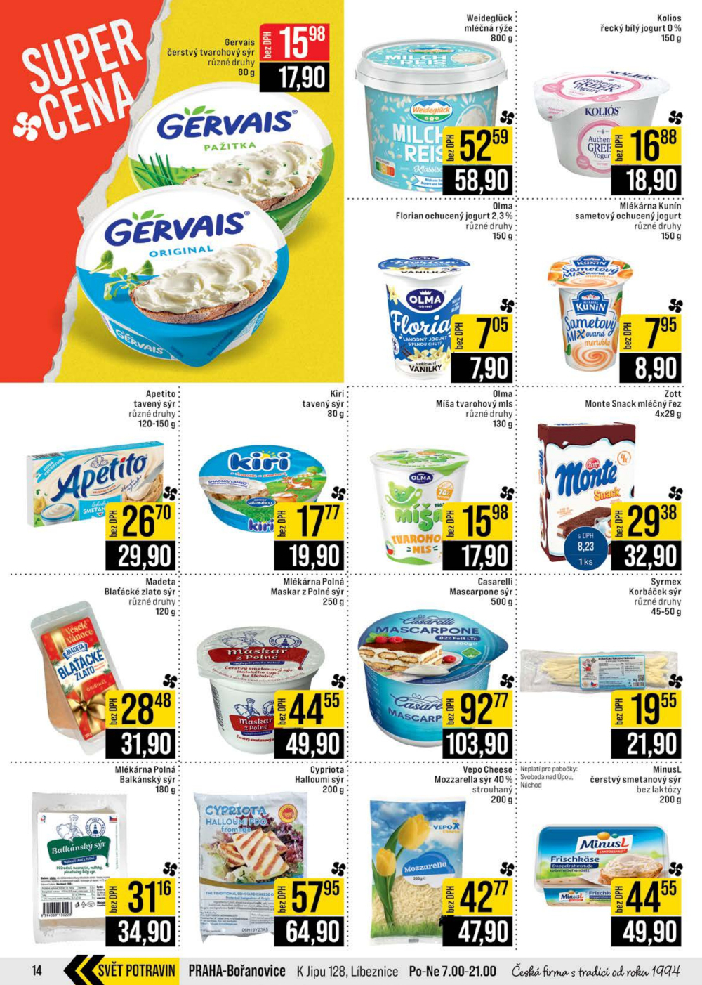 Leták JIP leták CC Cash & Carry - České Budějovice, Most, Náchod, Svoboda nad Úpou, Sušice - strana 14