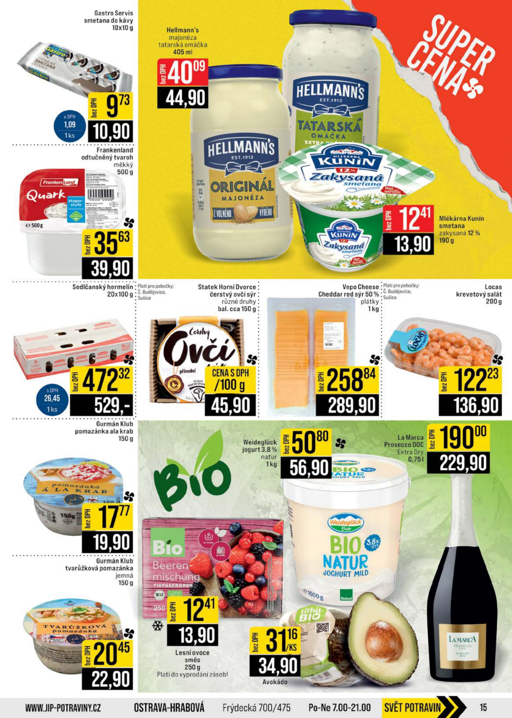 Leták JIP leták CC Cash & Carry - České Budějovice, Most, Náchod, Svoboda nad Úpou, Sušice - strana 15