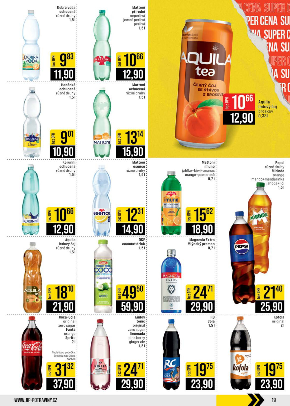 Leták JIP leták CC Cash & Carry - České Budějovice, Most, Náchod, Svoboda nad Úpou, Sušice - strana 19