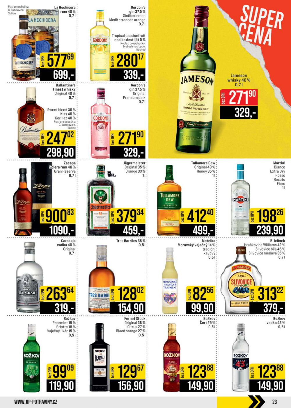 Leták JIP leták CC Cash & Carry - České Budějovice, Most, Náchod, Svoboda nad Úpou, Sušice - strana 23