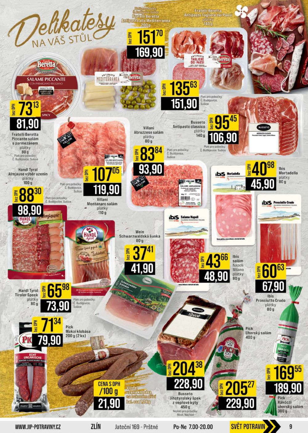 Leták JIP leták CC Cash & Carry - České Budějovice, Most, Náchod, Svoboda nad Úpou, Sušice - strana 9