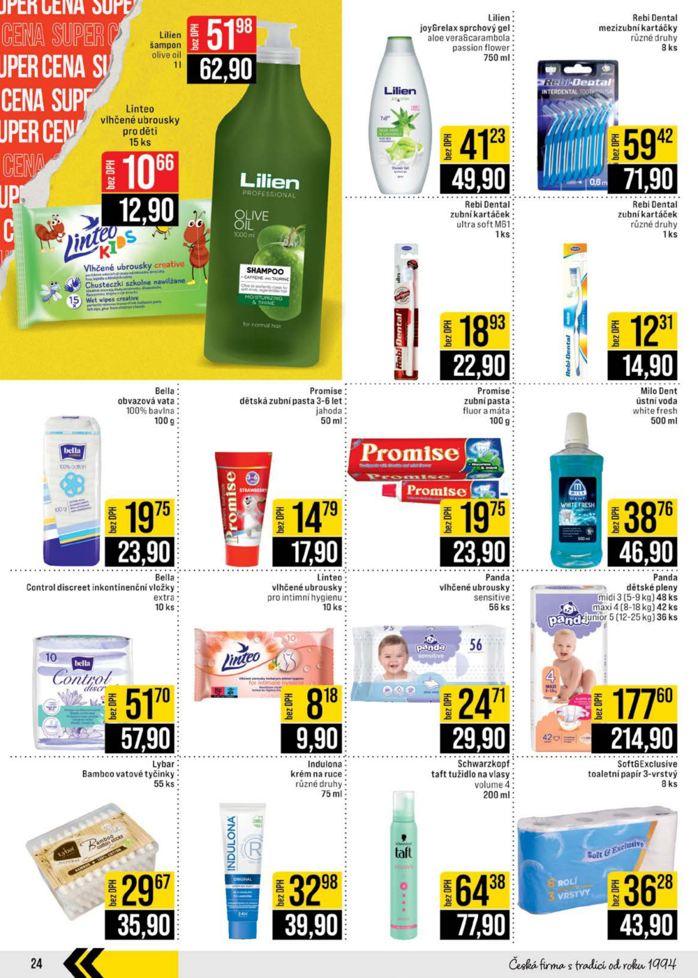 Leták JIP leták CC Cash & Carry - Brno, Ostrava, Praha, Polička, Olomouc, Karlovy Vary, Zlín, Jilemnice, Pardubice - strana 24