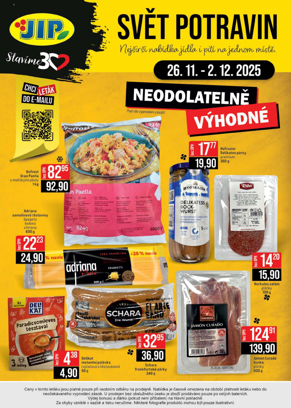 Leták JIP leták CC Cash & Carry - Brno, Ostrava, Praha, Polička, Olomouc, Karlovy Vary, Zlín, Jilemnice, Pardubice - strana 28