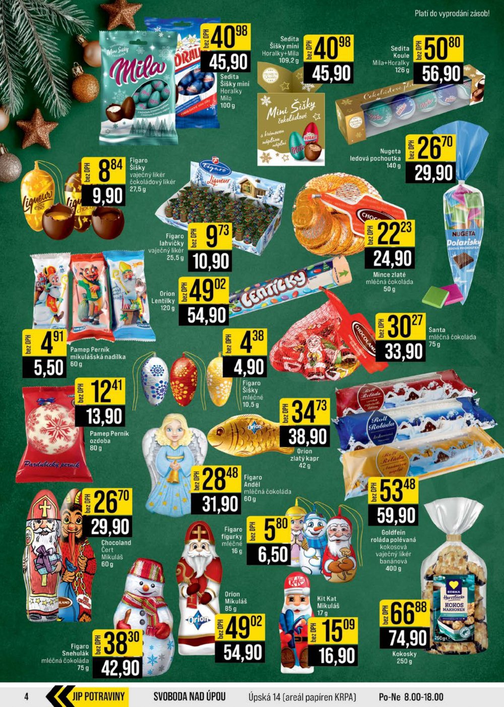 Leták JIP leták CC Cash & Carry - Brno, Ostrava, Praha, Polička, Olomouc, Karlovy Vary, Zlín, Jilemnice, Pardubice - strana 4