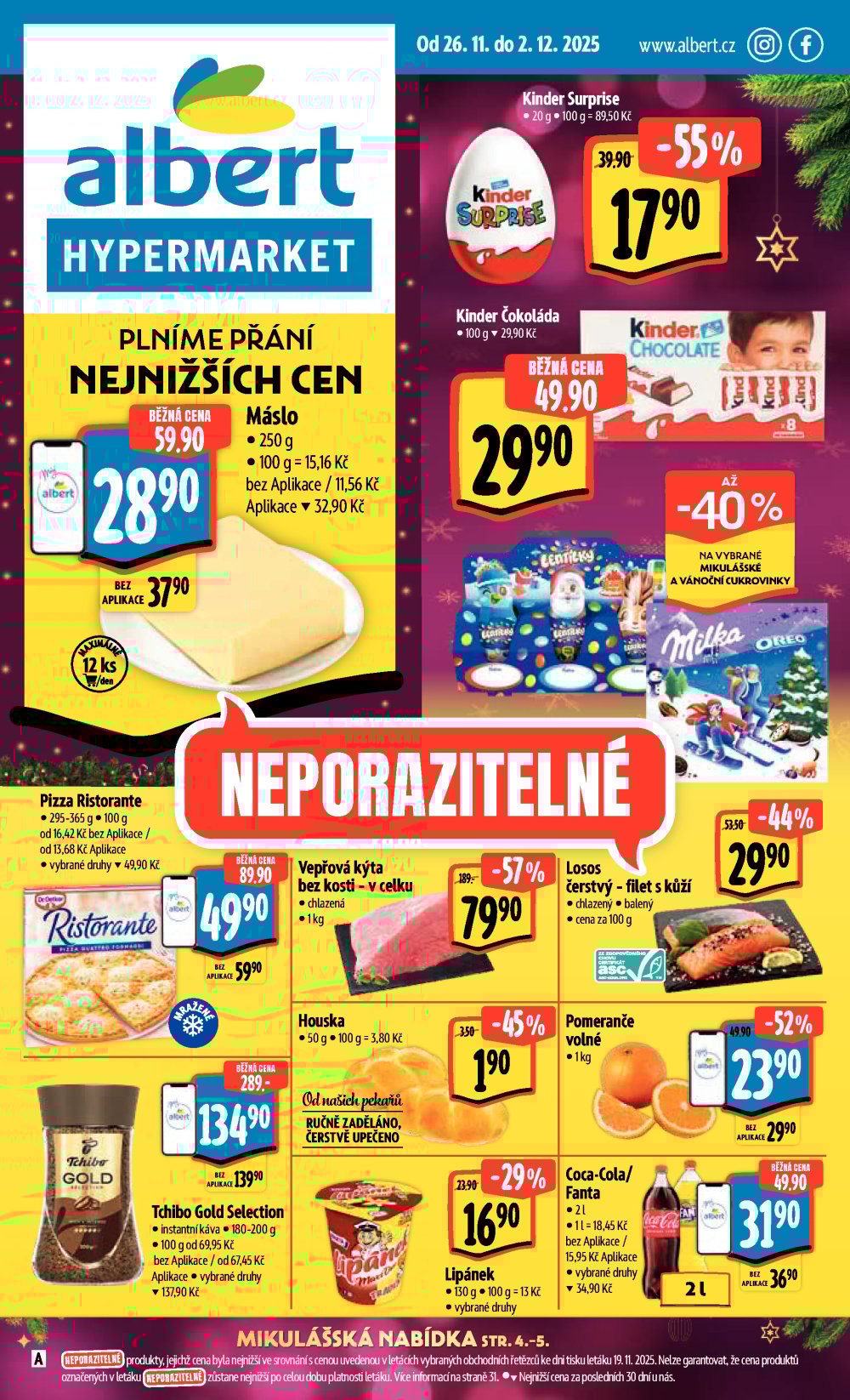 Leták Albert Hypermarket leták - strana 1