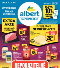 Akční leták Albert Supermarket  - Praha, Veletržní