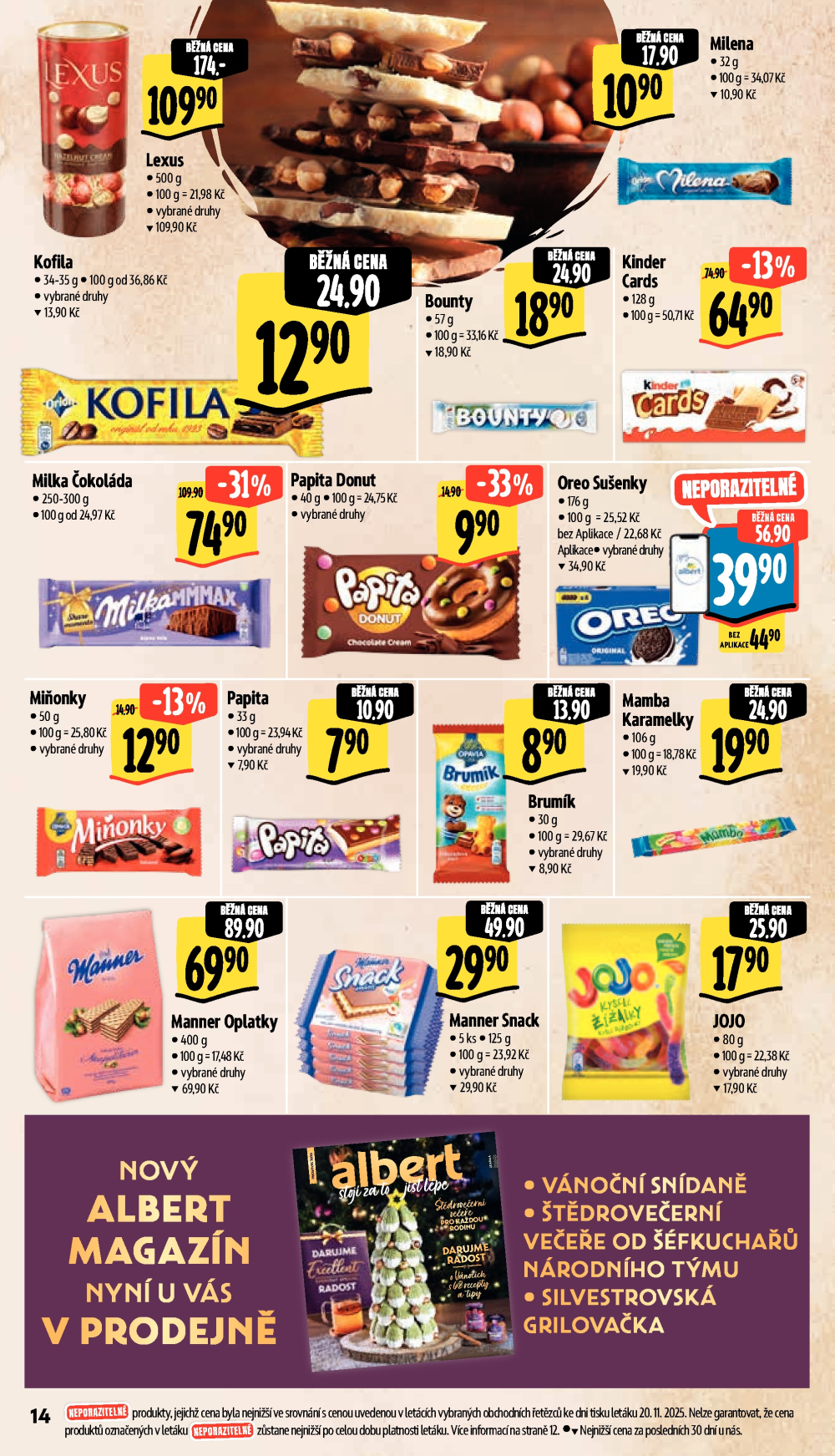 Leták Albert Supermarket leták - Praha, Veletržní - strana 26