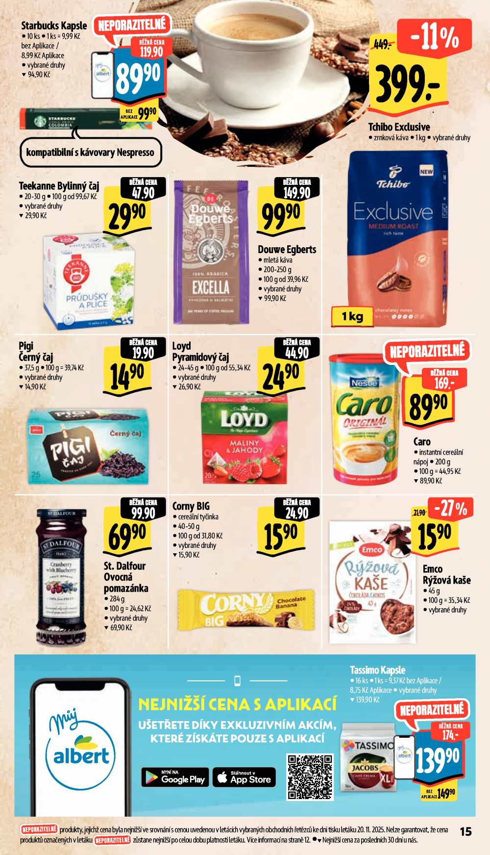 Leták Albert Supermarket leták - Praha, Veletržní - strana 27