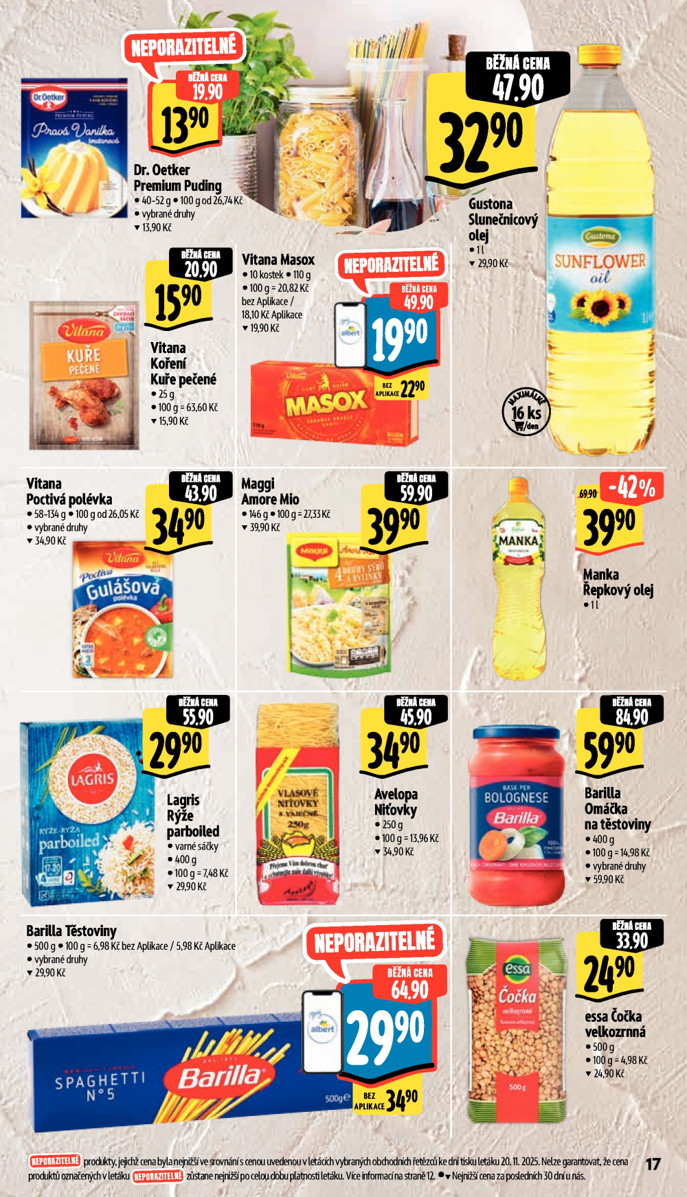 Leták Albert Supermarket leták - Praha, Veletržní - strana 29