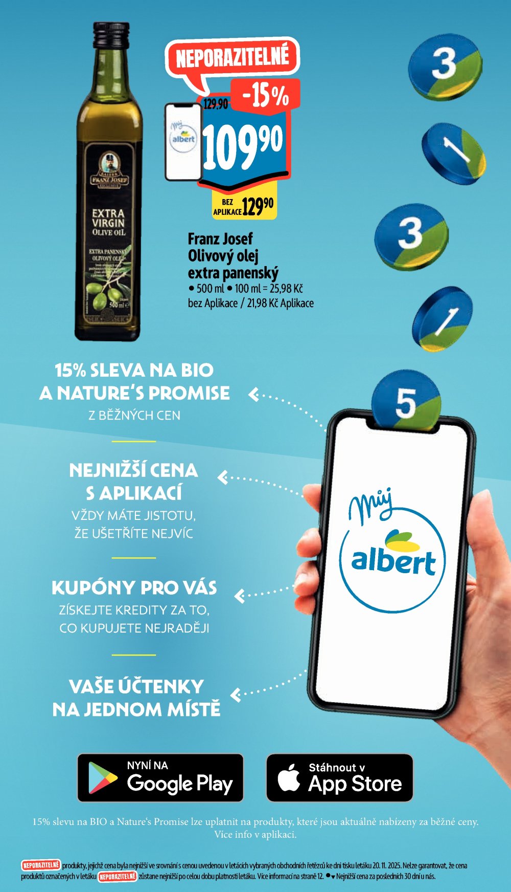 Leták Albert Supermarket leták - Praha, Veletržní - strana 5