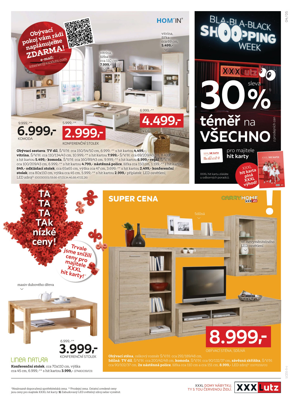 Leták XXXLutz leták - Bla Bla Black Shopping Week - strana 5