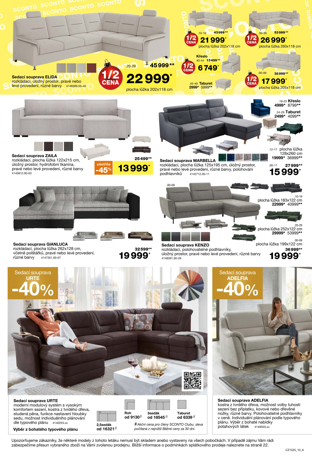 Leták SCONTO Nábytek leták - strana 10