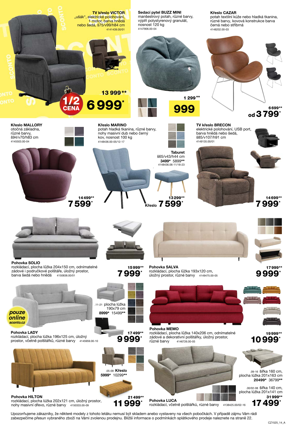 Leták SCONTO Nábytek leták - strana 14
