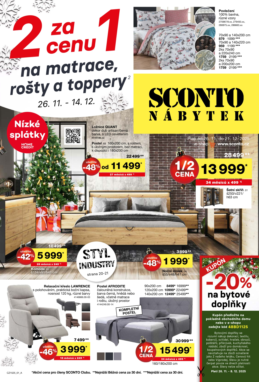 Leták SCONTO Nábytek leták - strana 1