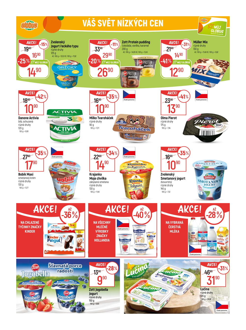 Leták Globus leták Praha - Zličín - strana 18