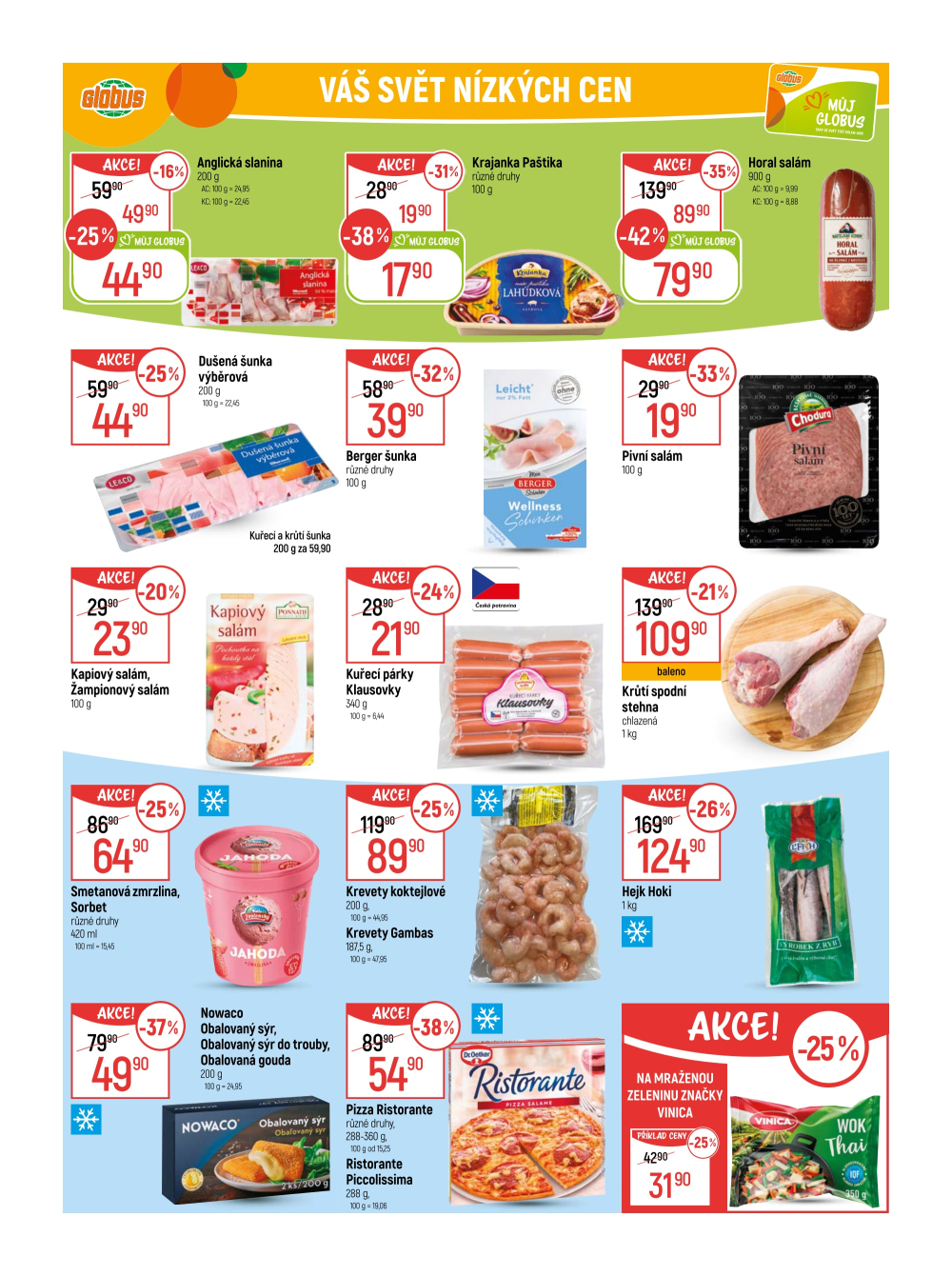 Leták Globus leták Praha - Zličín - strana 20