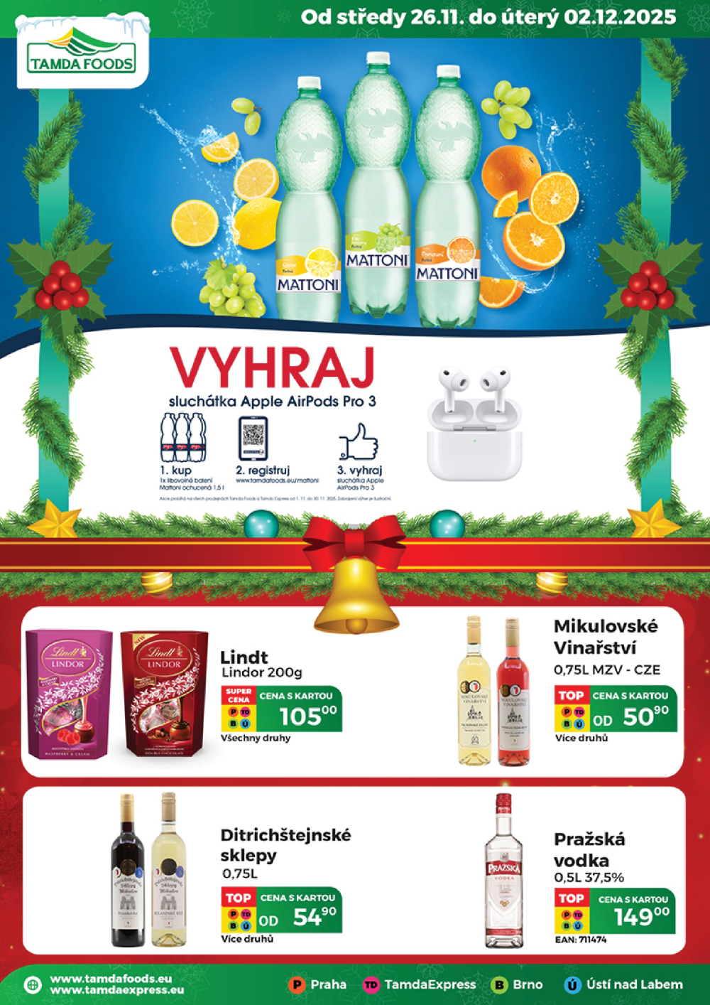 Leták TAMDA FOODS leták - strana 1