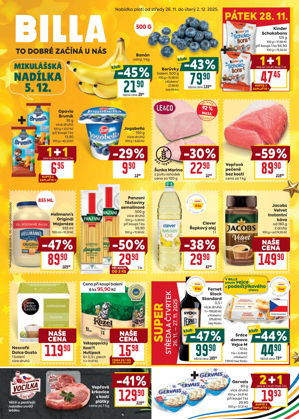 Leták BILLA malý leták - strana 1